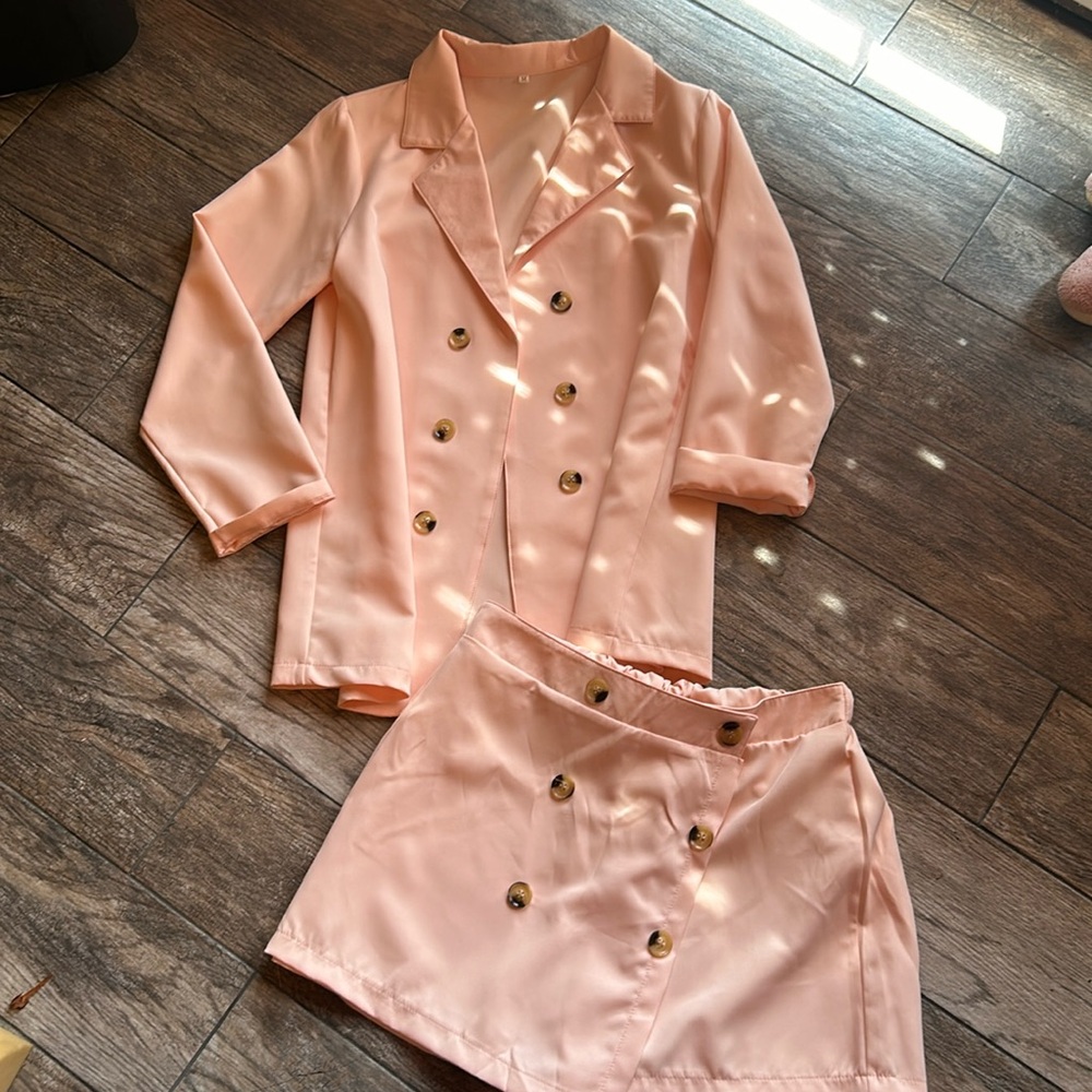 Blazer and skirt set